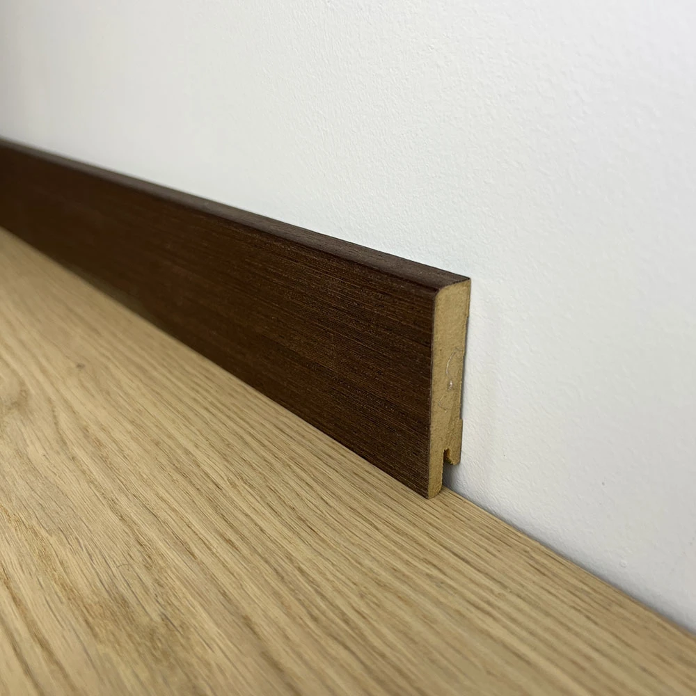 [woo:2011] Плінтус МДФ шпонований Венге 80х12х2000 мм MDF-D8012